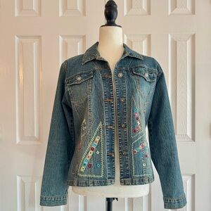 Vintage Embroidered Denim Jacket
